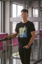 T-shirt "Mikroskop zielony" M