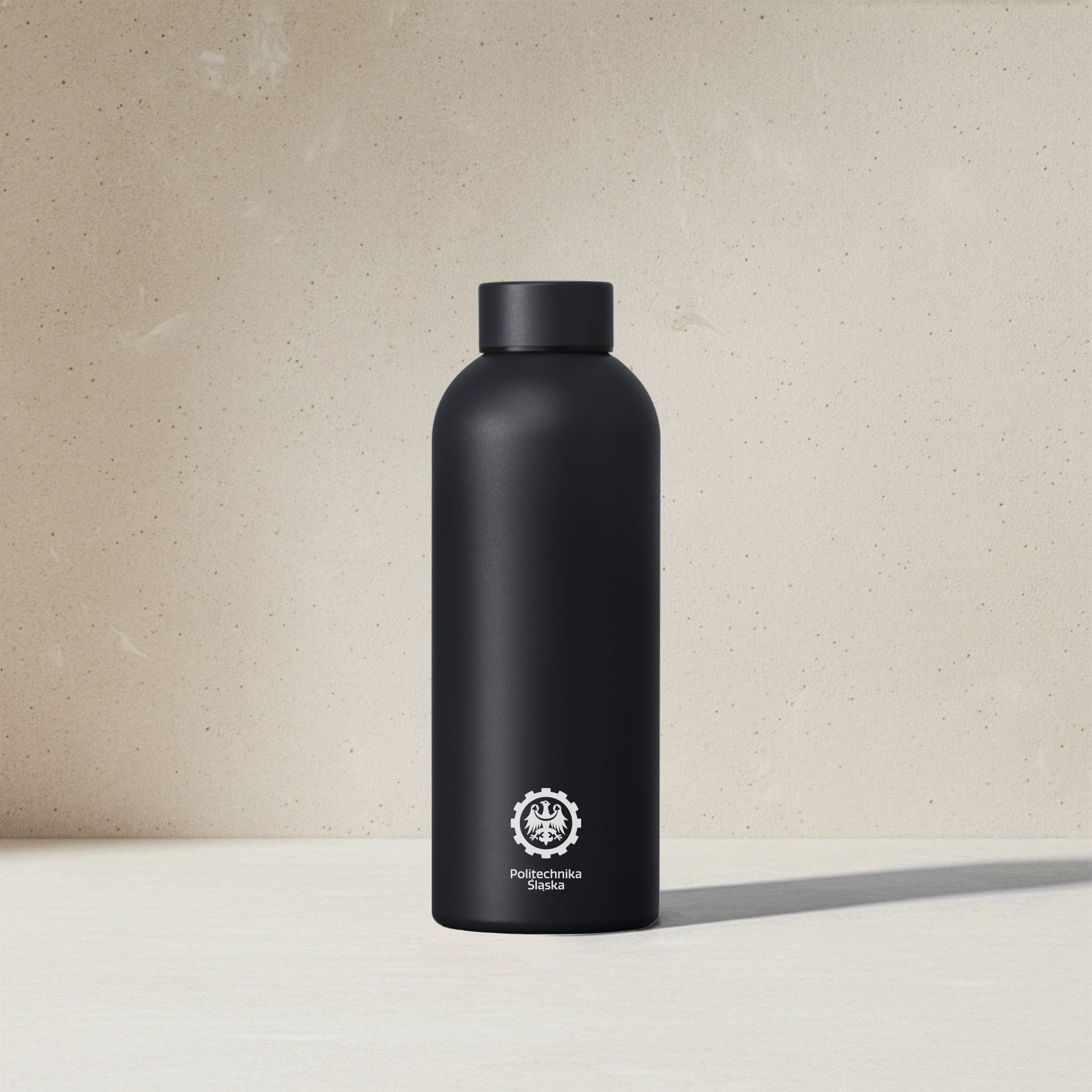 Butelka termiczna 0,5l Czarna Butelka termiczna - obrazek 1