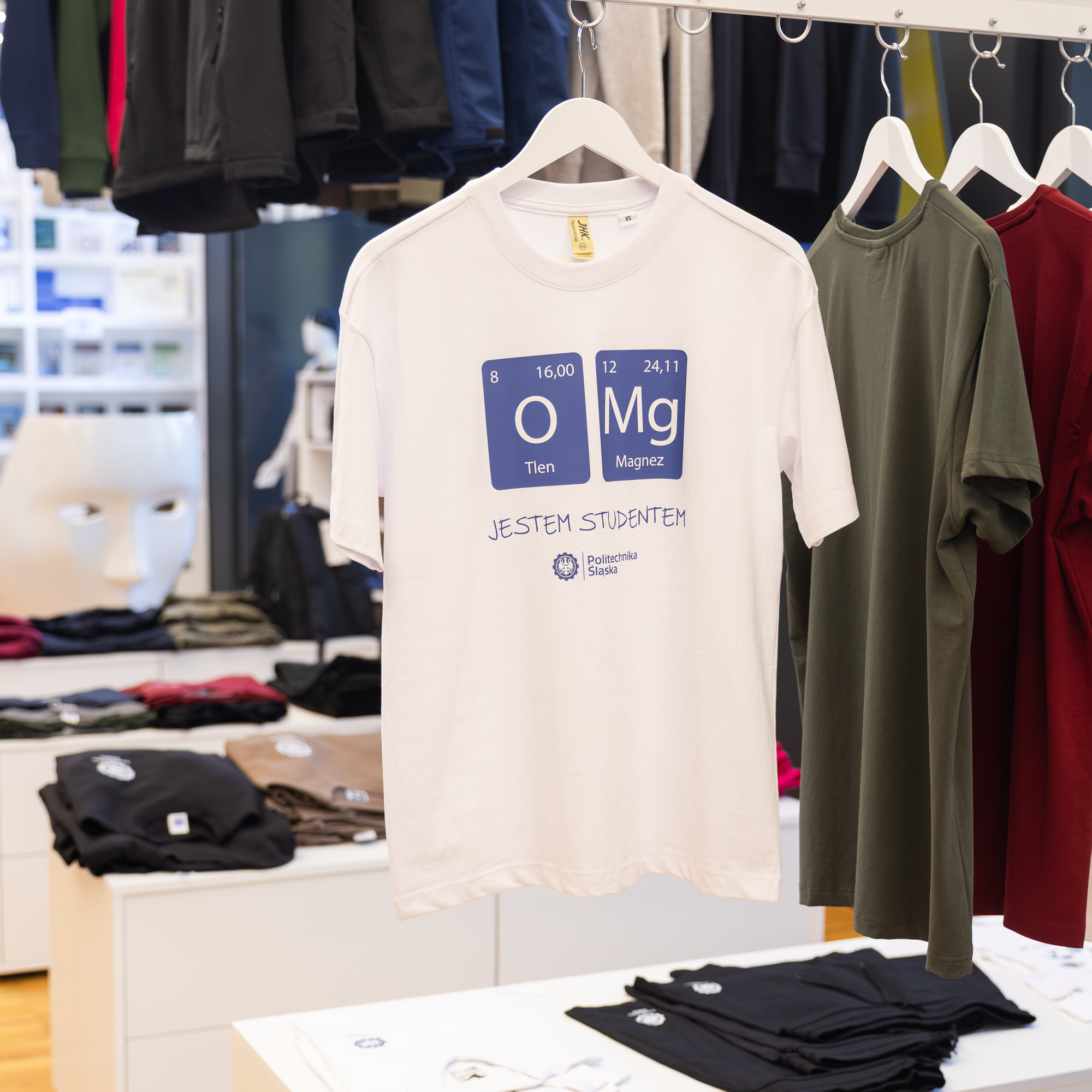 Koszulka-01 T-shirt oversize "OMG Jestem studentem" - obrazek 1