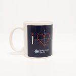 Kubek ceramiczny z grafiką "I love PŚ" - obrazek 3